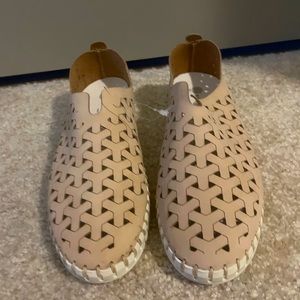 Eric Michael Womens Inez Slip-On Shoes Flats